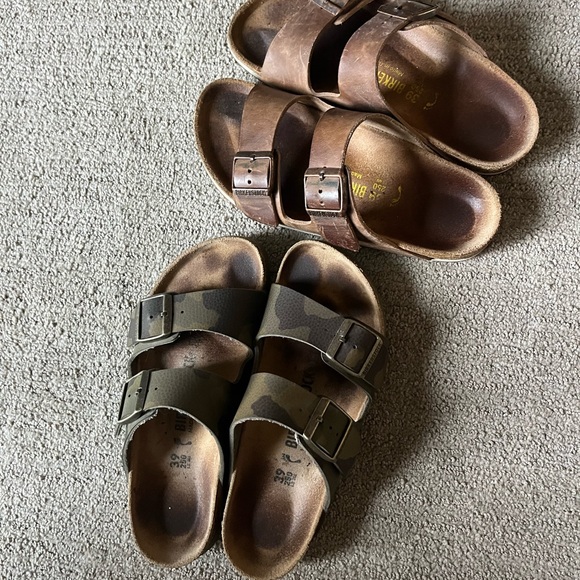 Birkenstock Bundle. Camo green and oiled brown - Picture 1 of 11